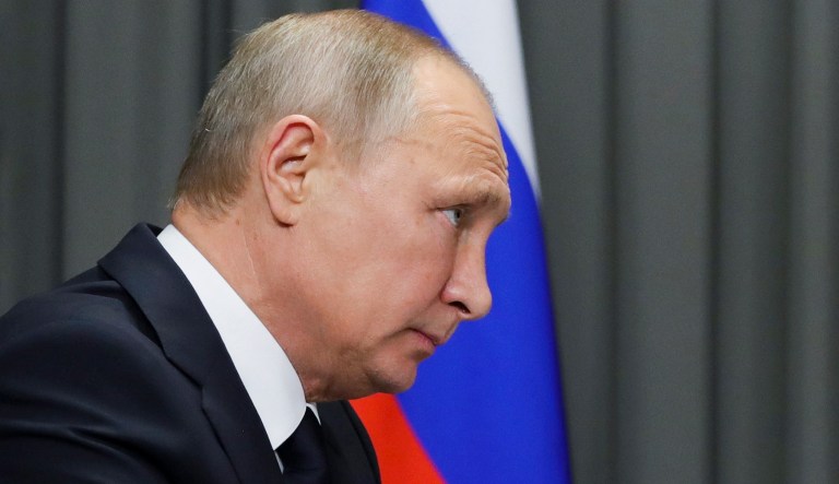 Vladimir Putin is determined to set the course of the world. (Mikhail Klimentyev, Sputnik, Kremlin Pool Photo via AP)