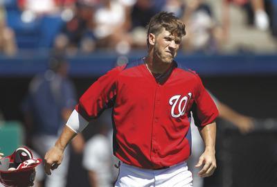 Nationals option Harper to Syracuse