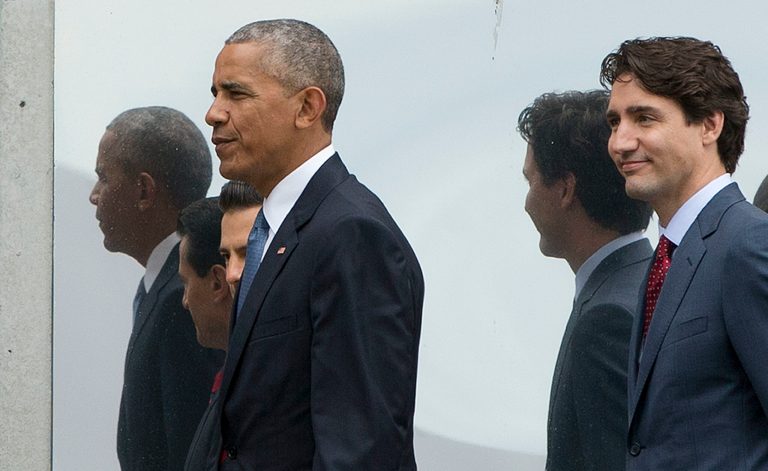 President Obama and Enrique Pena Nieto met recently in Ottawa with Canadian Prime Minister Justin Trudeau. (AP Photo)