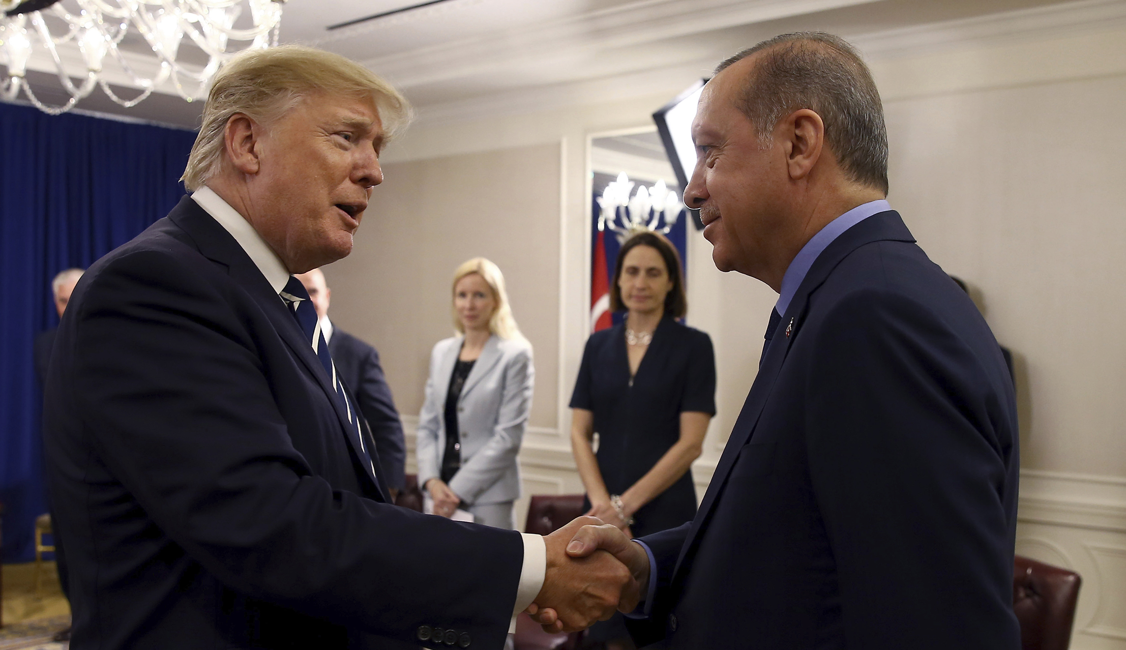 Trump gives his ‘friend’ Turkish President Recep Tayyip Erdogan ‘very high marks’