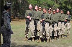 A civilized nation does not force its women to fight its wars