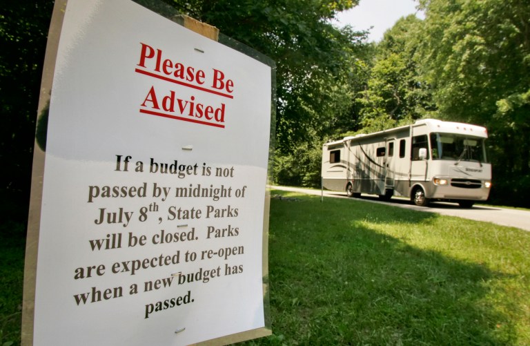 Don't be surprised if Wednesday's joint hearing by two committees of the House of Representatives into the National Park Service's handling of the partial government shutdown gets tense. (AP/George Widman)