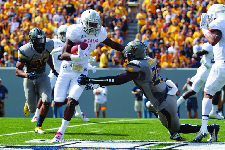 Justin K. Aller/Getty Images
Maryland freshman Stefon Diggs scored two touchdowns against the Mountaineers.