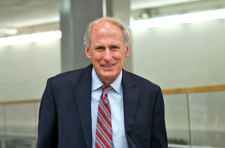 Former Indiana Sen. Dan Coats has reportedly emerged as the leading contender for director of national intelligence in the next administration. (AP Photo/J. Scott Applewhite)