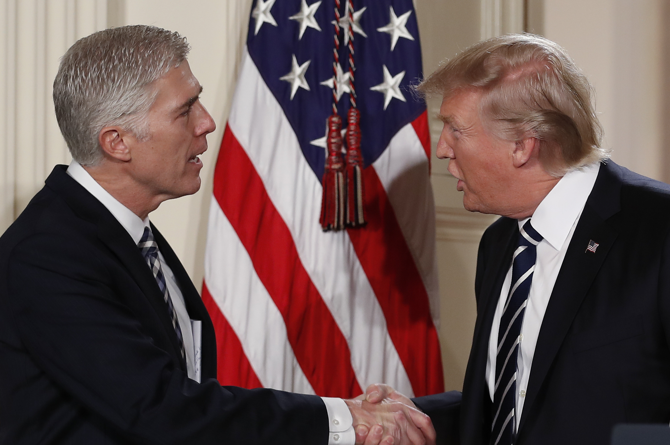 Spicer insists Gorsuch is not directly criticizing Trump
