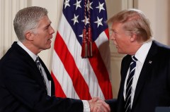Trump’s ‘but Gorsuch’ case for reelection takes hit with social conservatives