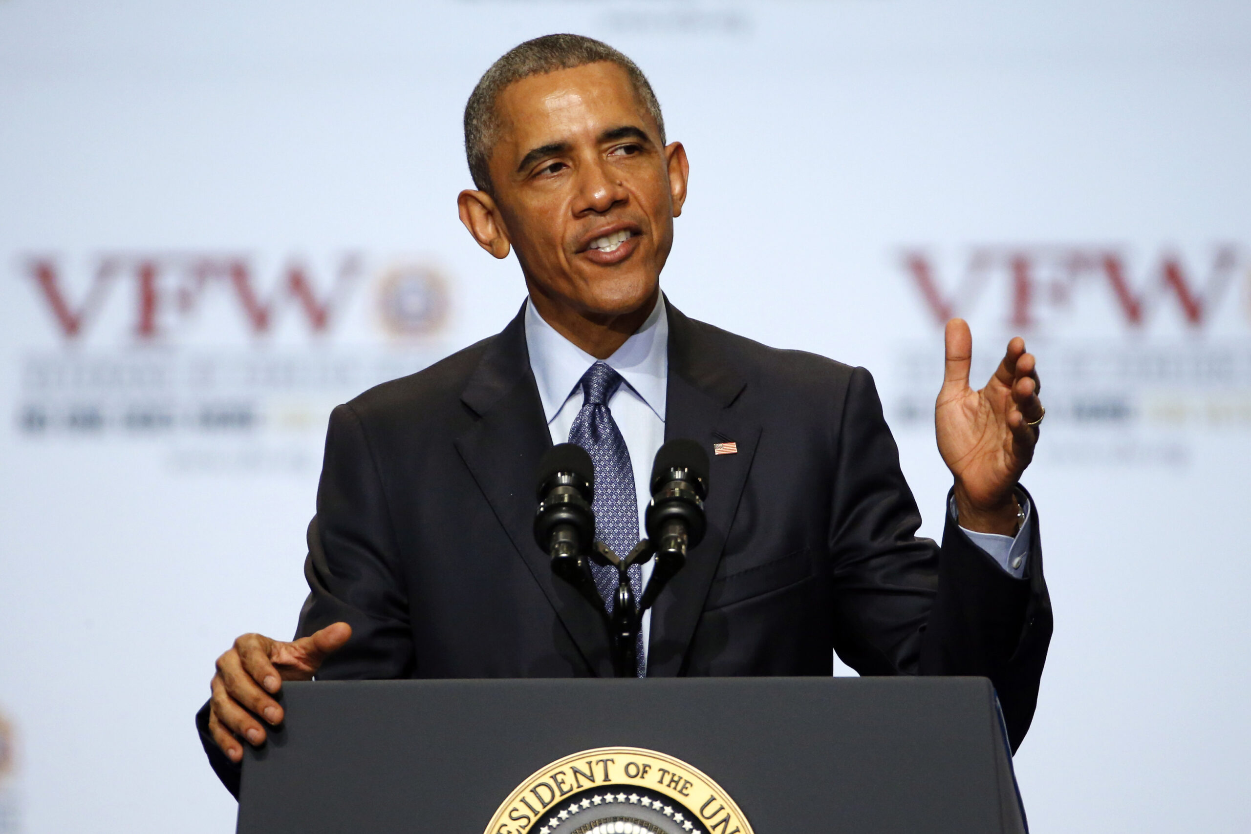 Obama uses VFW speech to defend Iran deal, take partisan shots