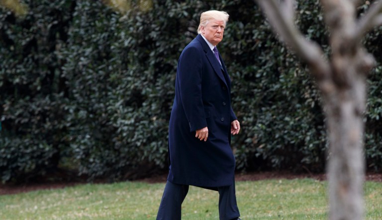 Every single senator and most members of the House represent constituencies where President Trump's tariffs will endanger more jobs than they protect. (AP Photo/Evan Vucci)