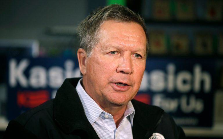 John Kasich is competing for the same faction of moderate Republican voters as his GOP rivals Chris Christie, Jeb Bush and Marco Rubio. (AP Photo)