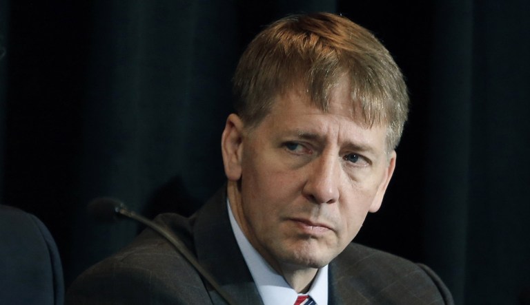 Numerous Republicans have called for President Trump to get rid of Cordray. (AP Photo/Brennan Linsley, File)
