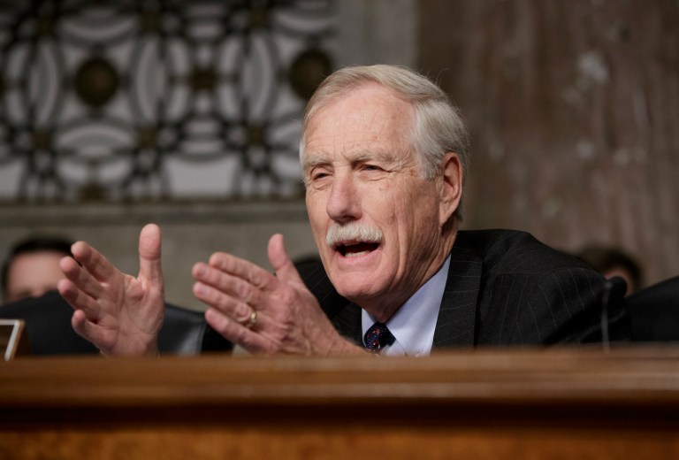 The announcement gives Democrats 44 votes against ending debate and in favor of filibustering Gorsuch's nomination. (AP Photo/J. Scott Applewhite)