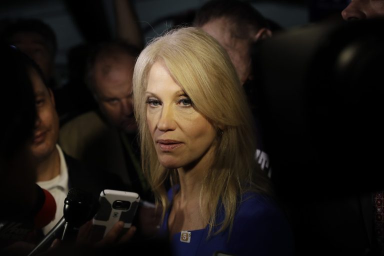 It became obvious almost immediately during their conversation that Cuomo and Conway were interested only in feeding red meat to their respective bases. (AP Photo/Patrick Semansky)