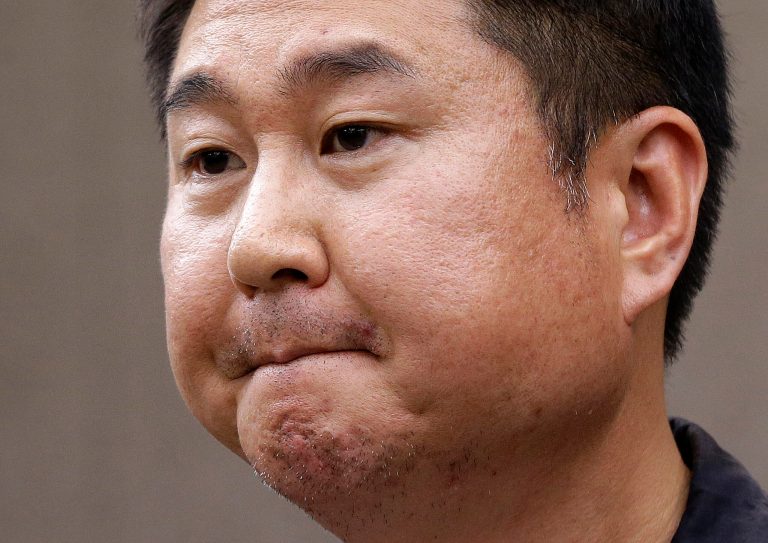 Lee Sirgoo, CEO at DaumKakao which owns Kakao Talk, listens to a question during a press conference in Seoul, South Korea, Monday, Oct. 13, 2014. Popular South Korean messaging app Kakao Talk said it will stop cooperating with authorities seeking to access private messages as part of a government crackdown on online criticism. Lee apologized Tuesday for its initial handling of privacy issues. Kakao Talk says it will stop collaborating with authorities seeking to collect usersâ private messages and introduce new privacy features. (AP Photo/Ahn Young-joon)