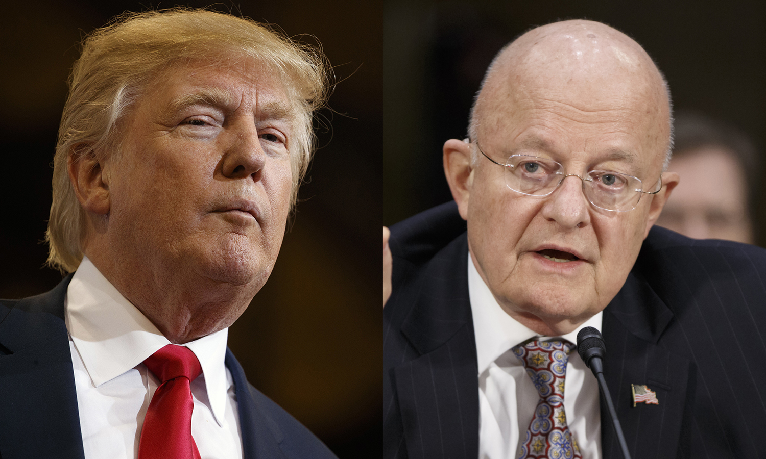Trump and James Clapper contradict each other