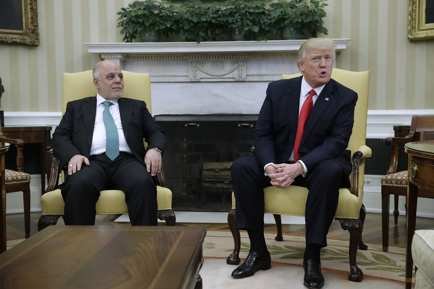 Iraqi premier upset over Trump’s talk about taking oil