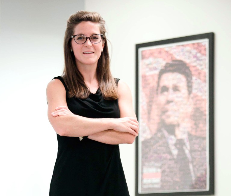 Sarah Moore, a St. Louis native and 2011 graduate of Wheaton College in Illinois, started at Americans for Prosperity as a development assistant, eventually began fundraising for the group and was appointed in December to lead its development efforts. (Graeme Jennings/Examiner)