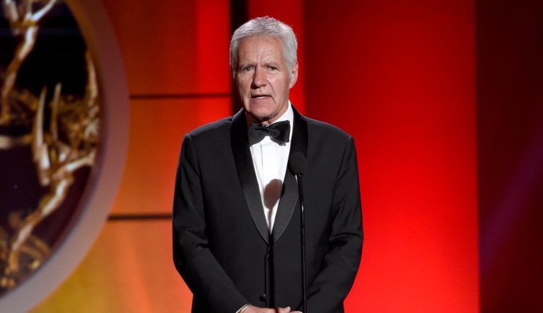 Alex Trebek, a native Canadian who became a naturalized U.S. citizen in 1998, will be asking the questions at the Pennsylvania Chamber of Business and Industry's annual dinner at Hershey Lodge. (Photo by Chris Pizzello/Invision/AP, File)