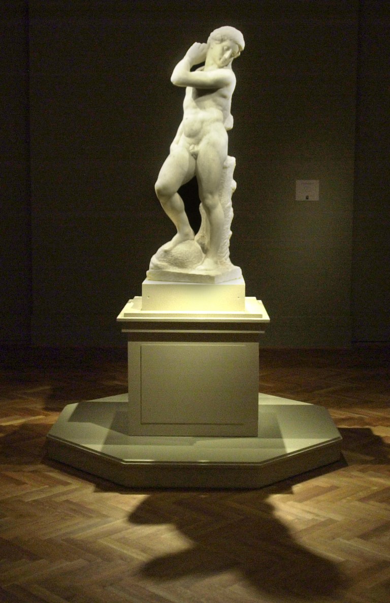   FILE - In this Nov. 6, 2002, file photo Michelangelo's 