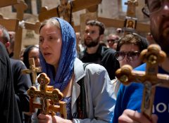 Christians mark Good Friday in the Holy Land