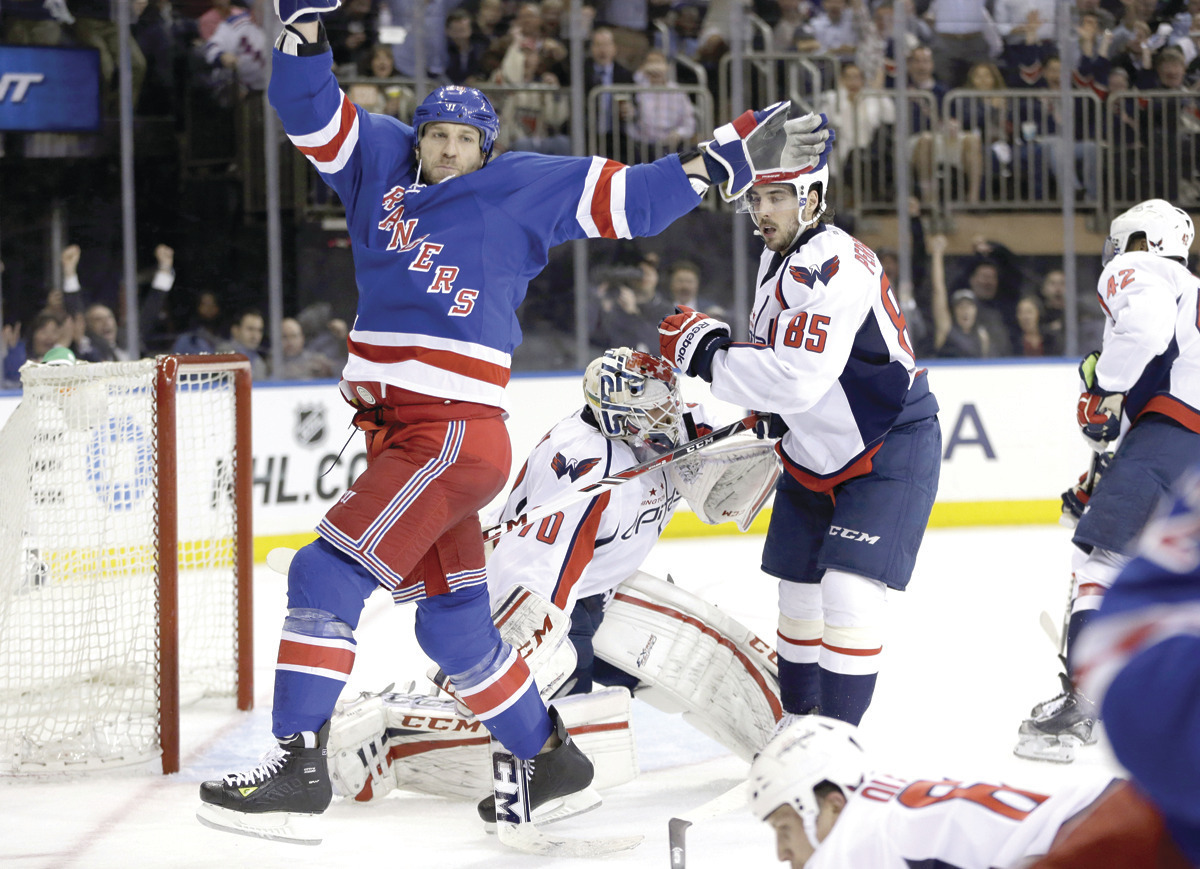 Capitals’ mistakes prove costly as Rangers tie series with Game 4 win