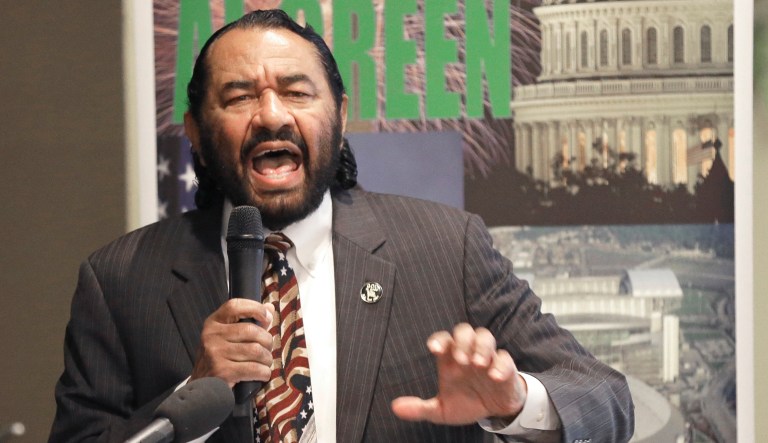 Rep. Al Green, D-Texas, introduced articles of impeachment against President Trump Wednesday during a speech on the House floor, arguing 