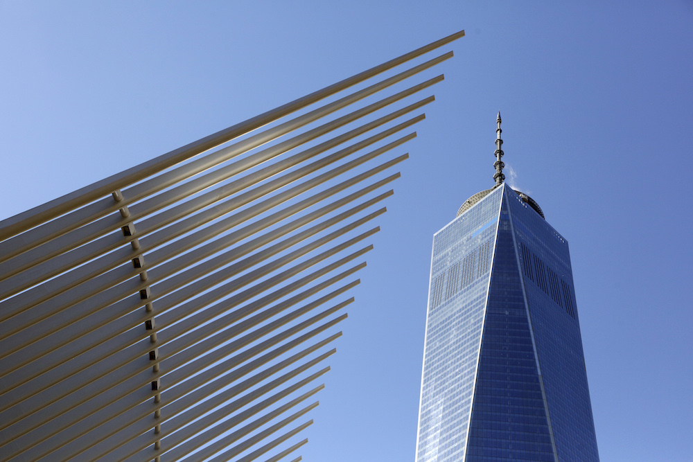 New World Trade Center looks like it’s burning