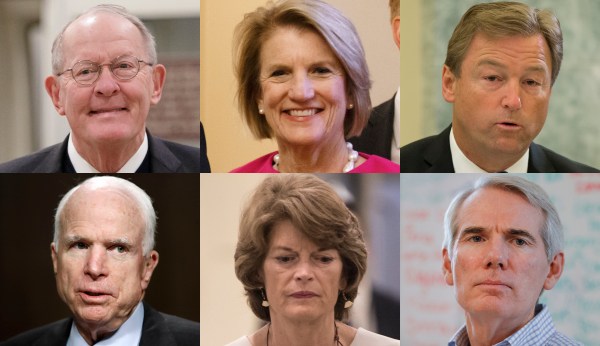 Here are the six Republican senators who flip-flopped on Obamacare repeal