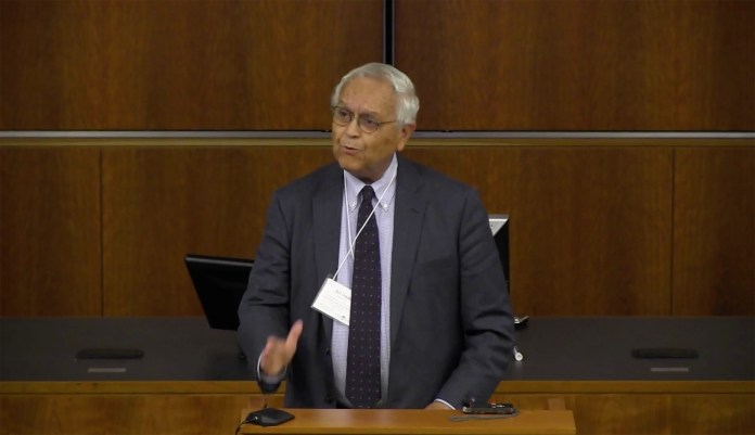 William Gould, NLRB chairman under President Bill Clinton, called Marvin Kaplan "unqualified and hostile to the law that he would interpret and administer." (Image courtesy screenshot)