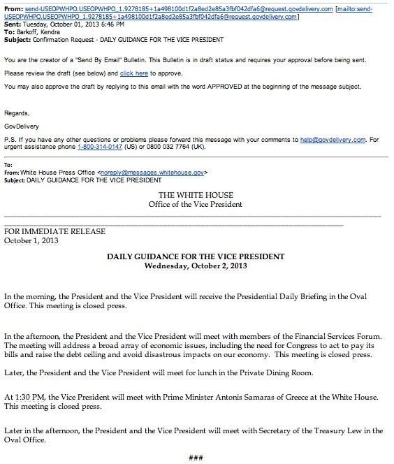At Least Biden’s Staff Is Still Working