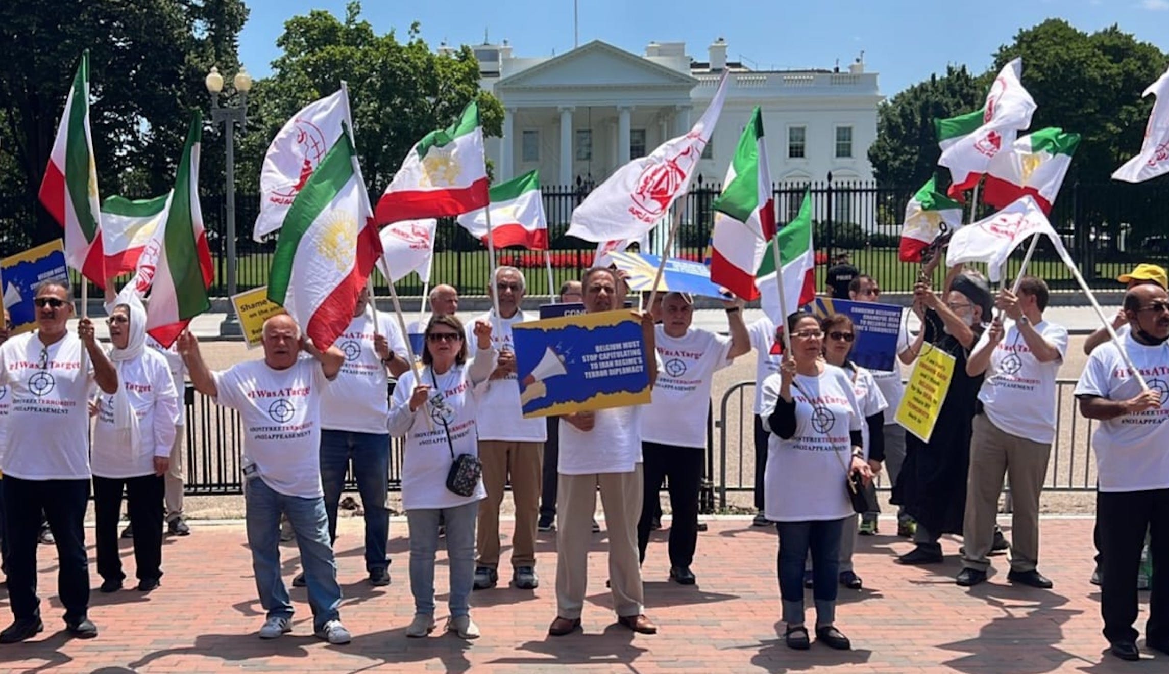 Protesters demand Belgium nix prisoner swap returning attempted bomber to Iran