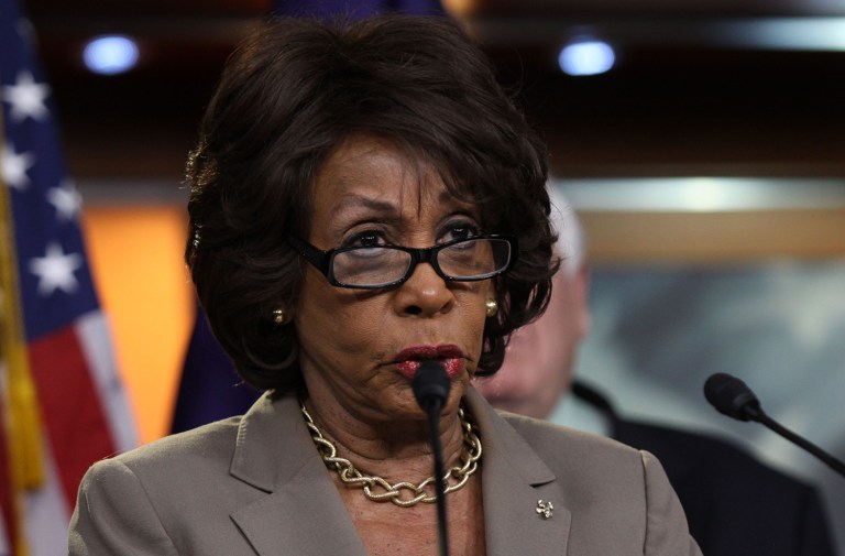 Rep. Maxine Waters, D-Calif.,, said that she's ready to impeach President Trump on his 61st day in office. (AP Photo/Lauren Victoria Burke)