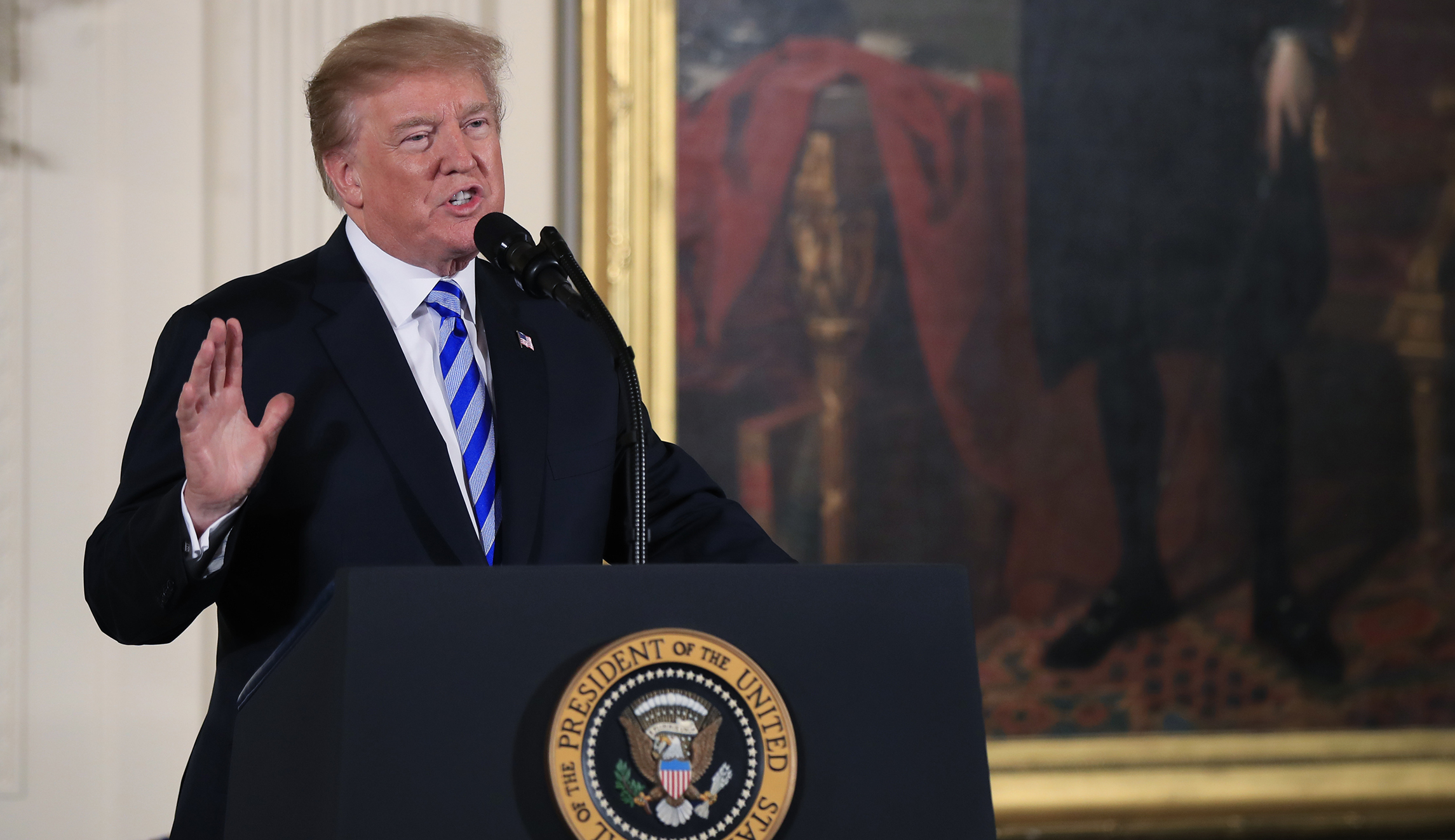 Trump: CNN and MSNBC got ‘scammed’ for covering anti-Trump rally organized by Russians