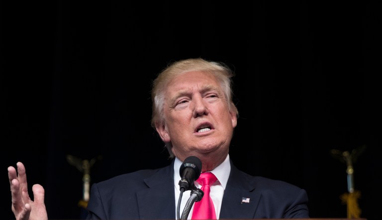 President Trump reversed President Barack Obama's decision to lift a ban on transgender people serving in the military last week. (AP Photo/Evan Vucci)