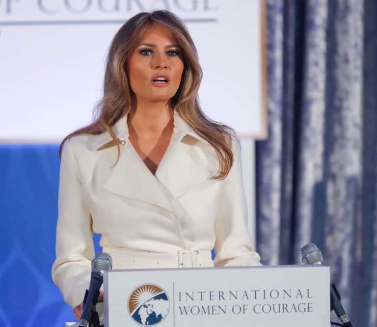 A source close to the family says the first lady is ready to move to D.C. in May. (AP Photo/Pablo Martinez Monsivais)