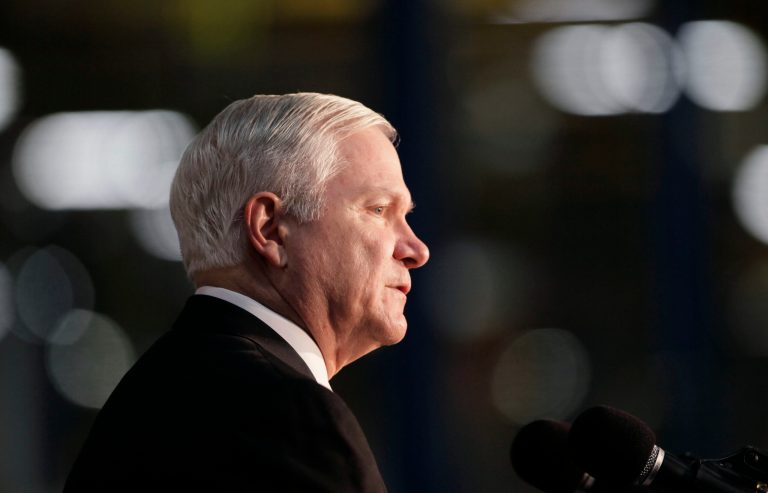 Robert Gates may be the only CIA director or defense secretary who ever took part in peace demonstrations during the Vietnam War. (Alex Brandon/Getty images)
