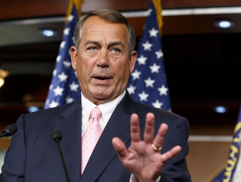 House Speaker John Boehner, R-Ohio, assured reporters Tuesday morning that the House has no plans to impeach President Obama. (AP Photo)
