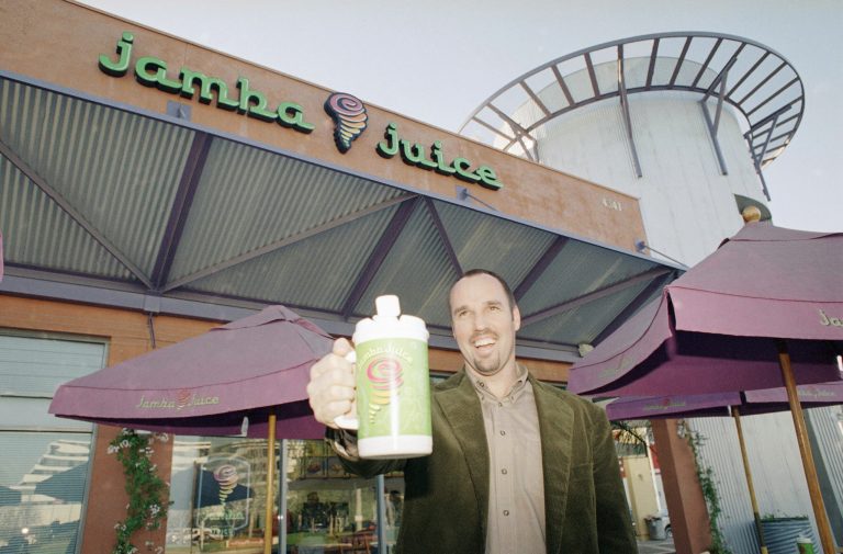 Matthew Patinkin, a co-chair of the coalition and owner of Auntie Em's Pretzels and Jamba Juice franchises, said the potential legal liability of being a joint employer would cause the parent corporations to closely dictate how its franchises are run, stripping the local owners of autonomy and therefore removing the reason why entrepreneurs went into business in the first place. (AP Photo/Tammy Lechner)