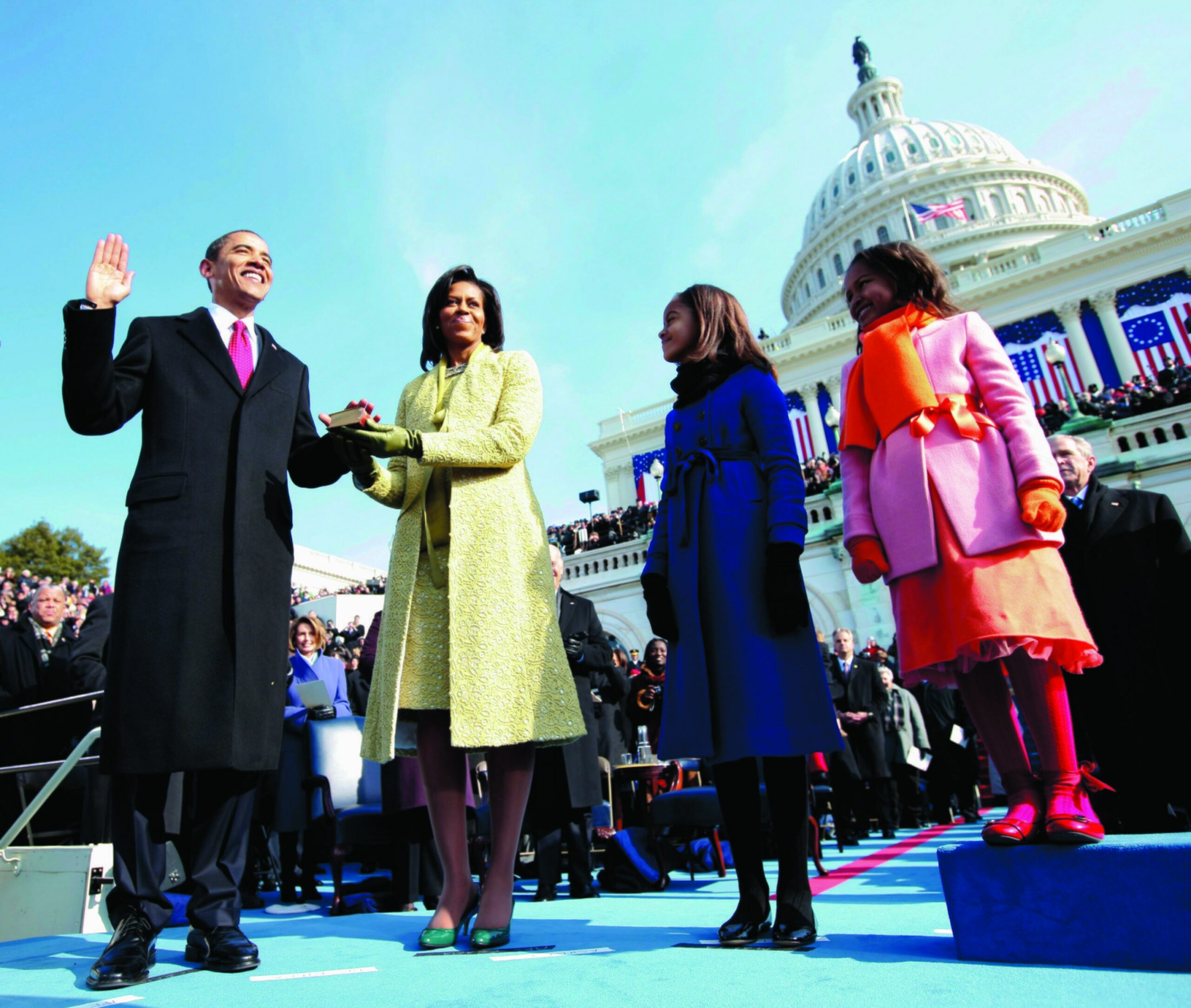 Unexpected inaugural moments make history, too