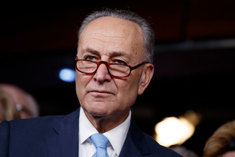 Senate Minority Leader Chuck Schumer has dismissed a Republican Obamacare replacement bill before he ever had a chance to read it, according to two GOP senators. (AP Photo/Evan Vucci)