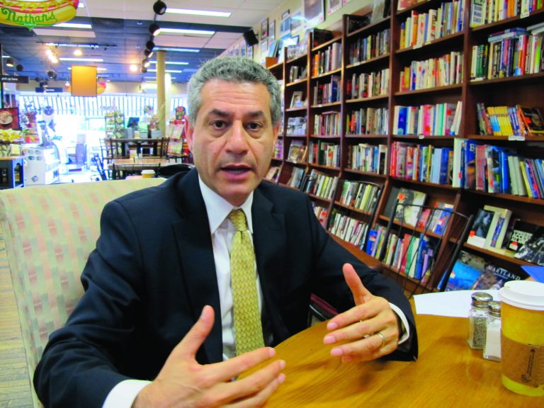 In this Sept. 28, 2012 photo, independent Maryland Senate candidate, Rob Sobhani discusses his run for office during an interview in an Annapolis, Md., coffee shop. Sobhani, a former Republican, says he decided to become an independent about 10 years ago because he believes Democrats and Republicans are putting party politics ahead of voters. Sen. Ben Cardin and his Republican opponent Dan Bongino face Sobhani, who spent more than $3 of his own money and has elbowed his way into the Maryland Senate race. (AP Photo/Brian Witte)