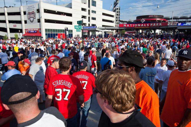 Fans at Nationals Park.