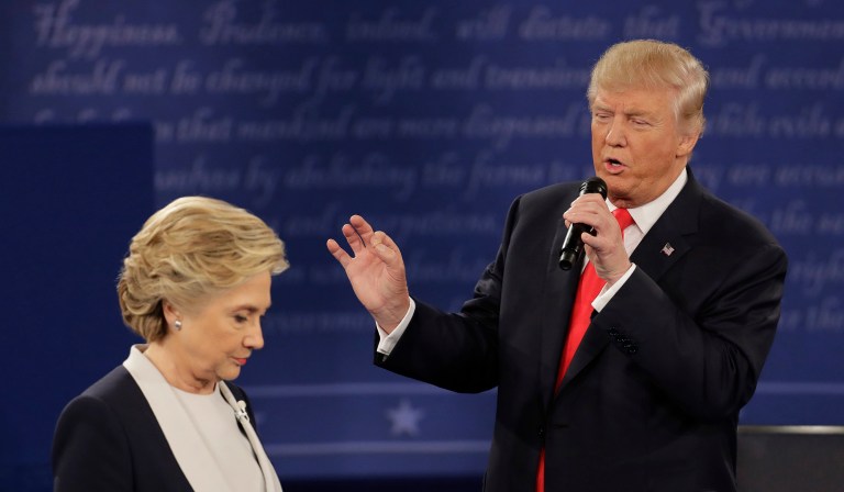 This election offered a cornucopia of potential Shakespearean characters and plots. (AP Photo/Patrick Semansky)