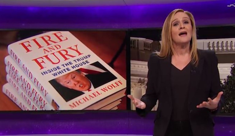 Comedians like Samantha Bee were about three things only this week: Fire, fury, and 