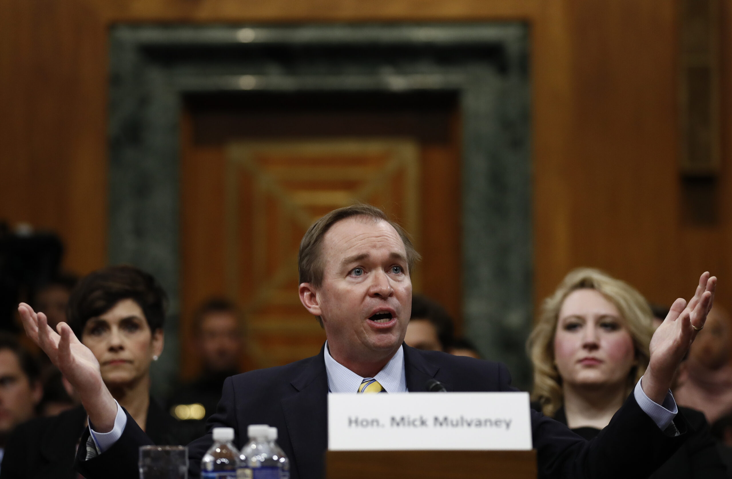 GOP defense hawks barely squawked on Mulvaney nomination