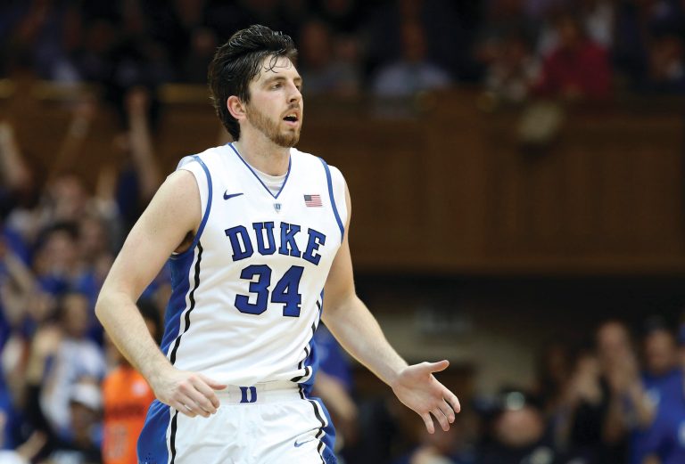 Streeter Lecka/Getty Images
Duke's Ryan Kelly was out with injury last year when the Blue Devils were upset by Lehigh.