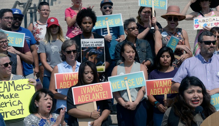 The Republican Party has seen its support from Hispanic and other nonwhite voters diminish precipitously since the 2004 presidential election. (Al Hartmann/The Salt Lake Tribune via AP)
