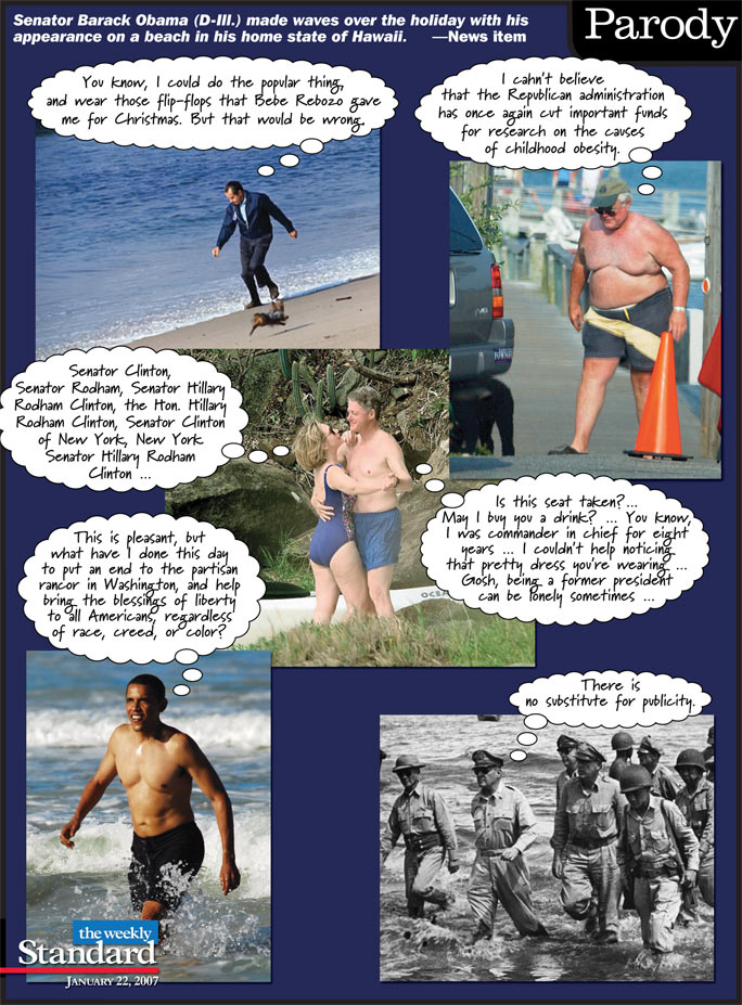 Personages on the beach: a series.