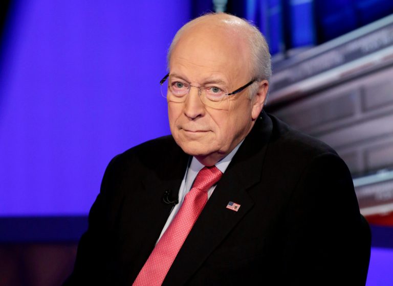 Former Vice President Dick Cheney is interviewed by Neil Cavuto for the Fox Business Network. (AP/Richard Drew)