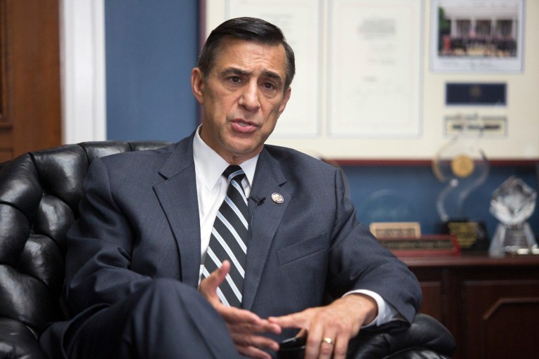 Rep. Darrell Issa is plowing ahead as the top watchdog in Congress, overseeing a Democratic administration and its agencies, and he's got the enthusiastic encouragement of top GOP leaders to keep digging for dirt. (Photo by Graeme Jennings/Examiner)