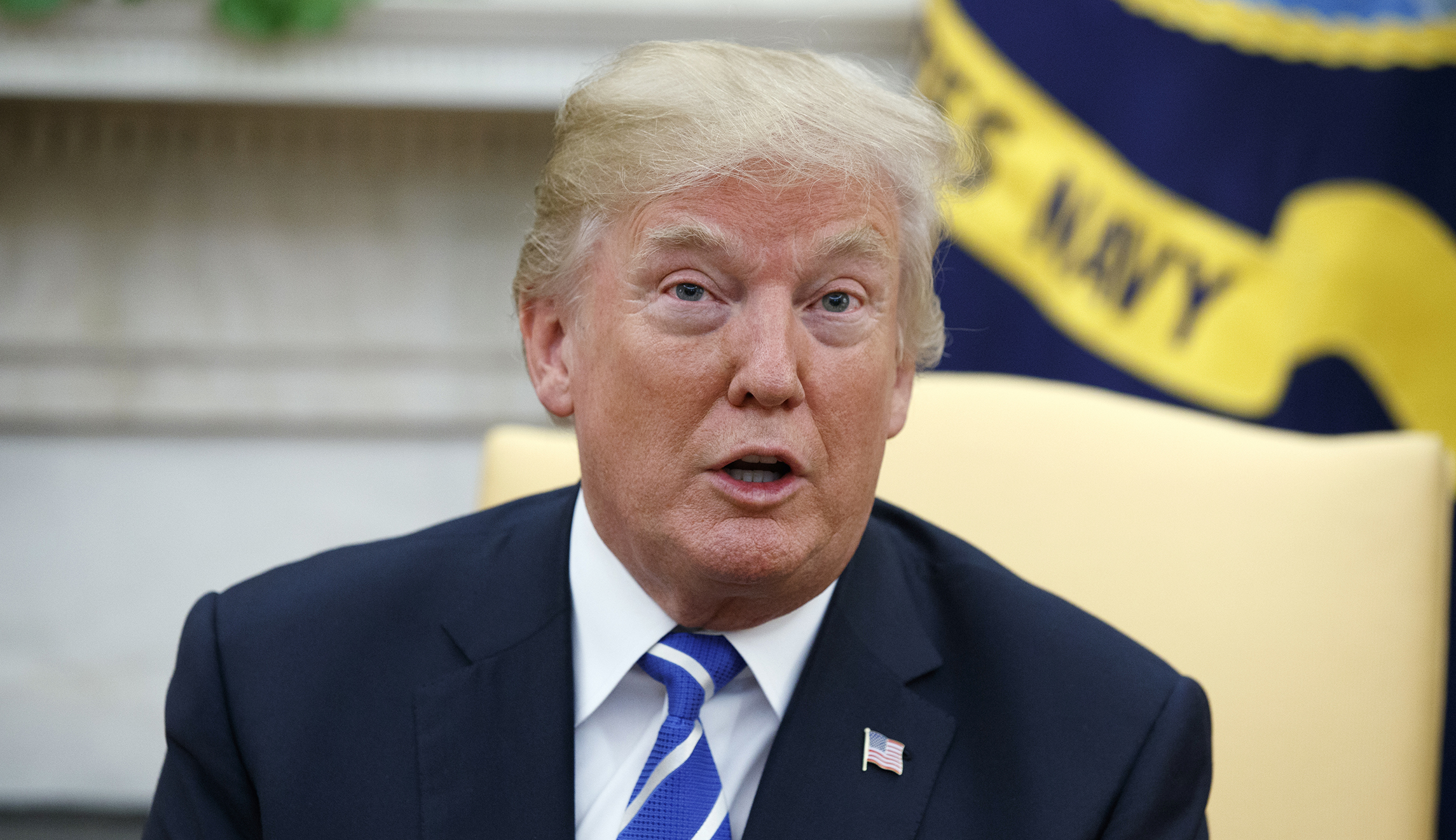 Trump: ‘Fake news’ message ‘finally sinking through,’ citing poll